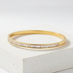 Zircon Gold Color Bangle - Each Cosmia.pk