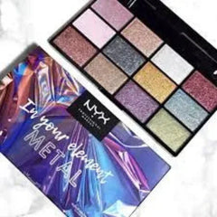 N.Y.X In Your Element Metal Eye Shadow Palette N.Y.X