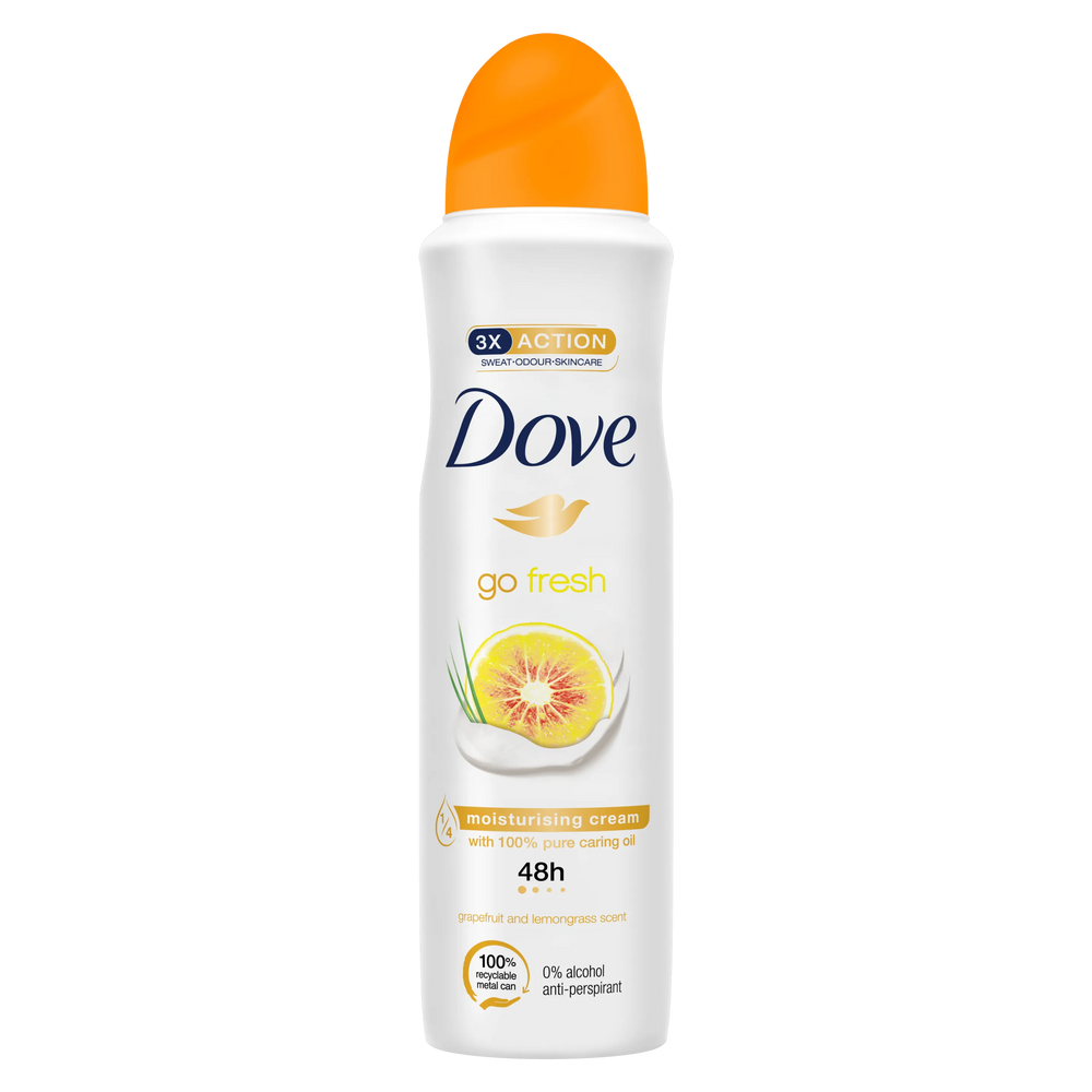 Dove Go Fresh Grapefruit & Lemongrass Deodorant (150ml) Dove