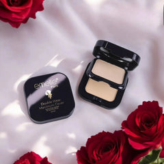 Emelie Double Wear Maximum Cover Pressed Powder Emelie