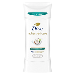 Dove Advanced Care Coconut Water & Lime Antiperspirant Stick 74g Dove