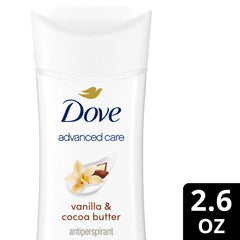 Dove Advanced Care Vanilla & Cocoa Butter Antiperspirant Deodorant Stick 74g Dove