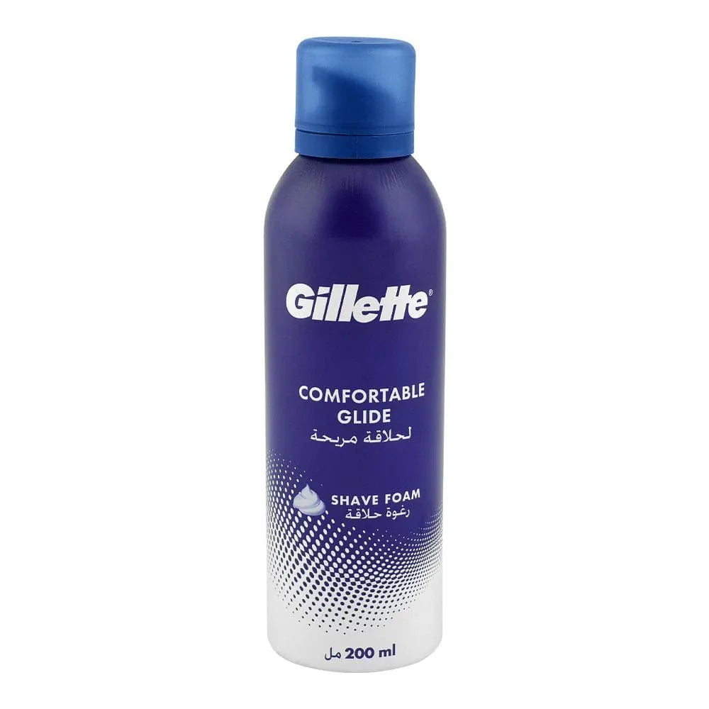 Gillette Comfortable Glide Shave Foam - 200g Gillette