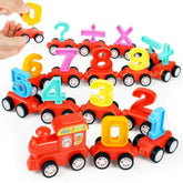 Colorful Plastic Magnetic Digital Number Train Cosmia.pk