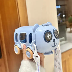 2-in-1 Portable Toy Bus Drinking Bottle Cosmia.pk