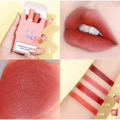 Heng Fang Hey Girl – 4 Pcs Smoke Lipstick Set Heng Fang
