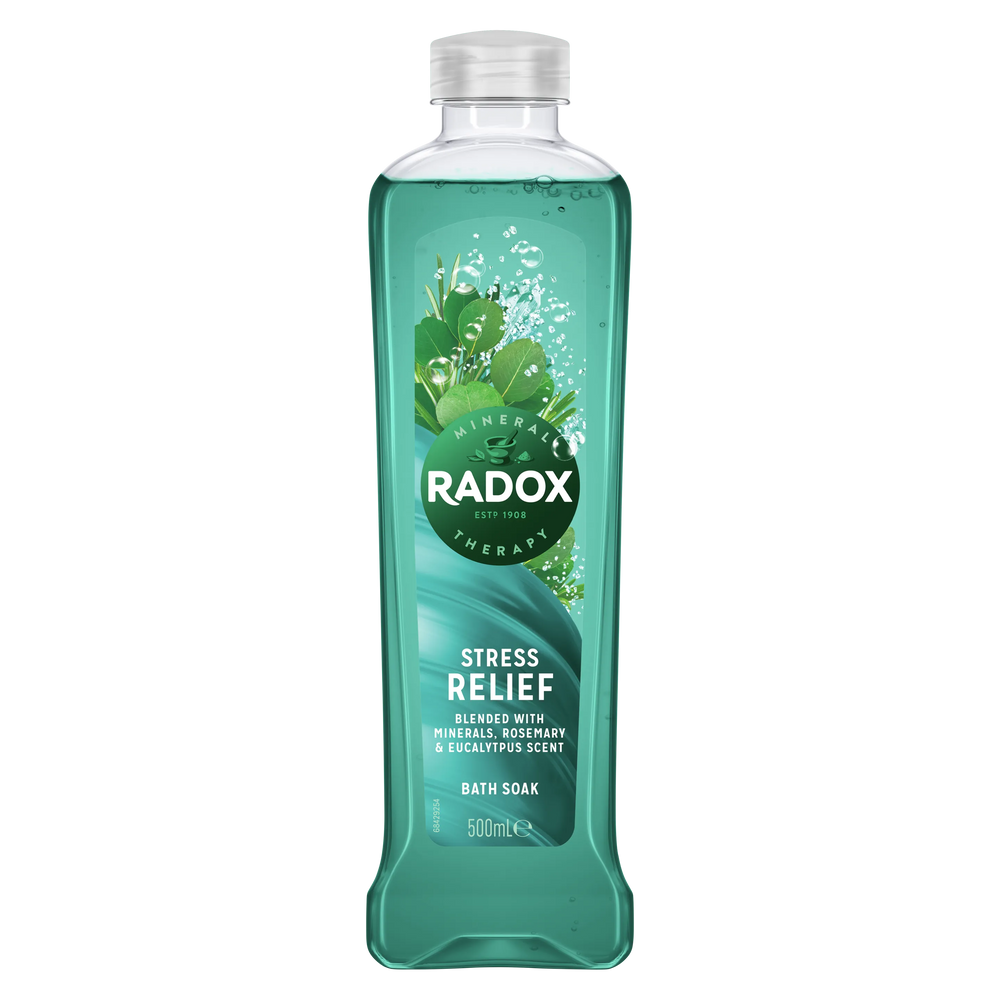 Radox Stress Relief Bath Soak with Rosemary & Eucalyptus - 500ml Radox