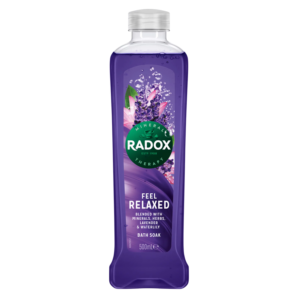 Radox Feel Relaxed Bath Soak with Lavender & Waterlily - 500ml Radox