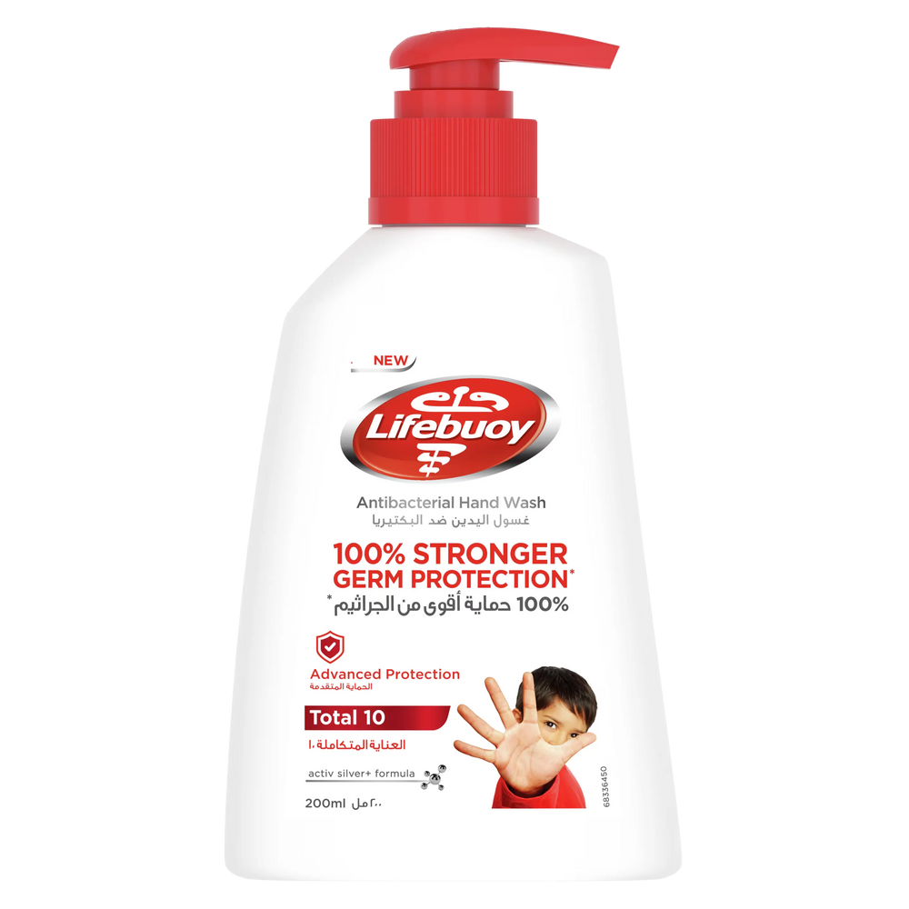 Lifebuoy Anti Bacterial Hand Wash Total 10 - 200ml Lifebuoy