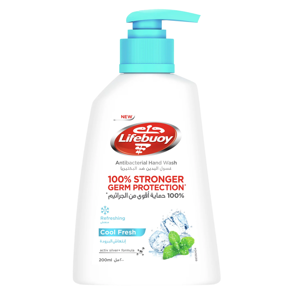 Lifebuoy Anti Bacterial Hand Wash Cool Fresh - 200ml Lifebuoy