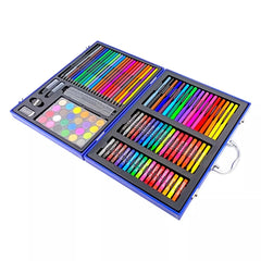 Portable Aluminum Case Supplies Set Art Kit for Kids - -128 Pcs Cosmia.pk