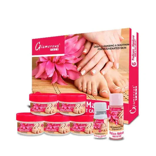 Glamorous Face 6-Step Pedicure & Manicure Care Kit for Hand and Foot Glamorous Face