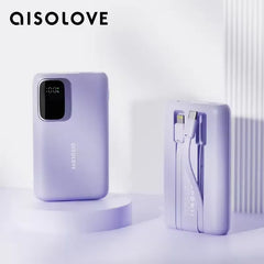 Aisolove W18 Power Bank With Cable Quick Charge 10000mah Aisolove