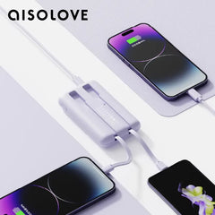 Aisolove W18 Power Bank With Cable Quick Charge 10000mah Aisolove