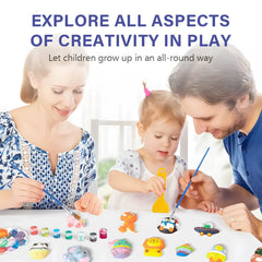 Gypsum Painting Kit, Plaster Painting Craft Kit Art Set Cosmia.pk