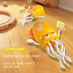 Crawling Octopus Toys with Led Lights Music USB Rechargeable Cosmia.pk