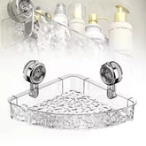 Bathroom Corner Shelf Wall Mounted Drain Rack Shower Shelf Cosmia.pk