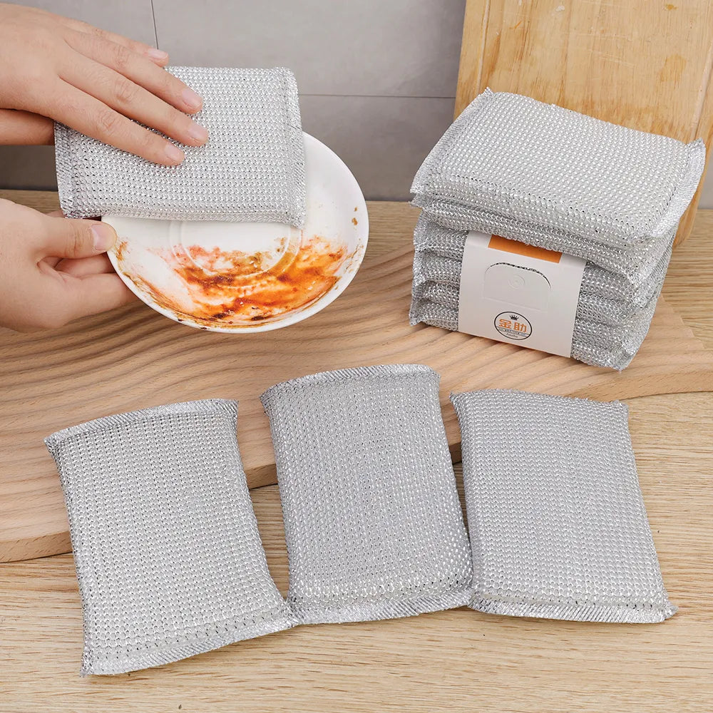 Non-Scratch Wire Dish Sponges – Pack of 4 Cosmia.pk