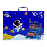 Portable Aluminum Case Supplies Set Art Kit for Kids - -128 Pcs Cosmia.pk