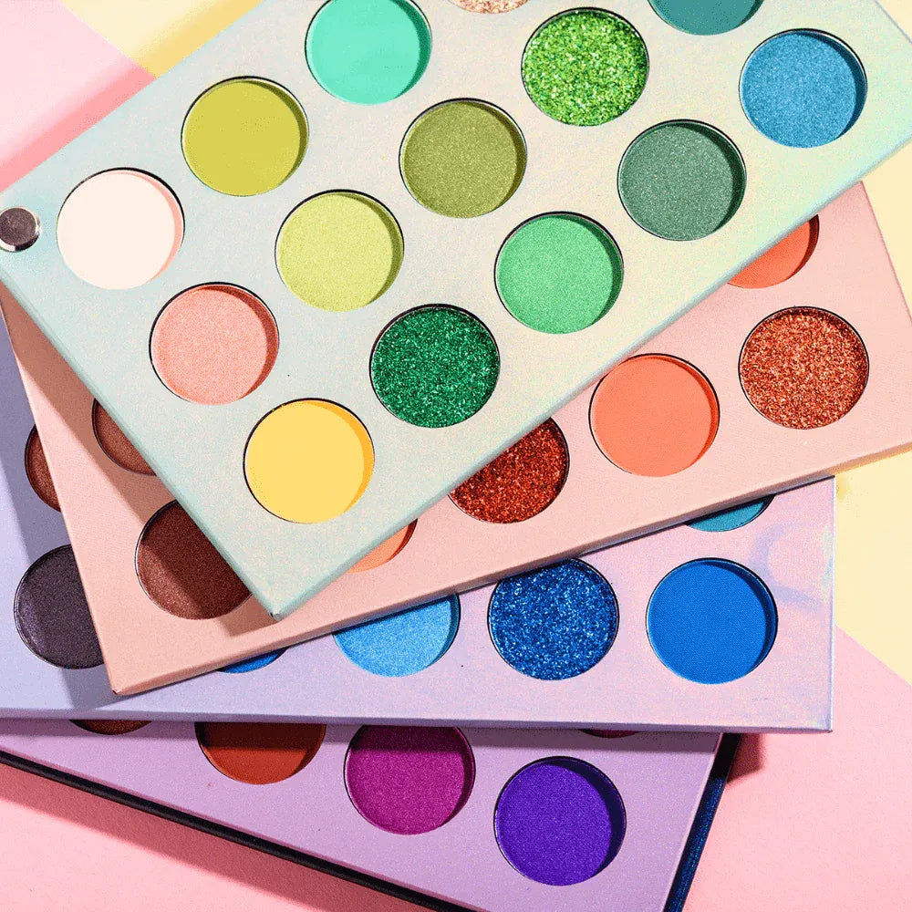 60 Color Professional Eyeshadow Palette Beauty Glazed