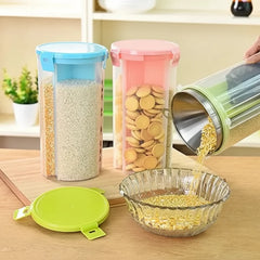 Marshal Premium Clear Plastic Storage Jar – 2200ml Cosmia.pk