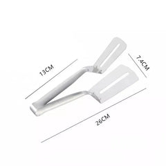Stainless Steel 2-in-1 Cooking Spatula Tong-Each Cosmia.pk