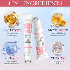 SADOER 4in1 Roll-on Moisturizing Eye Cream - 20gm Sadoer