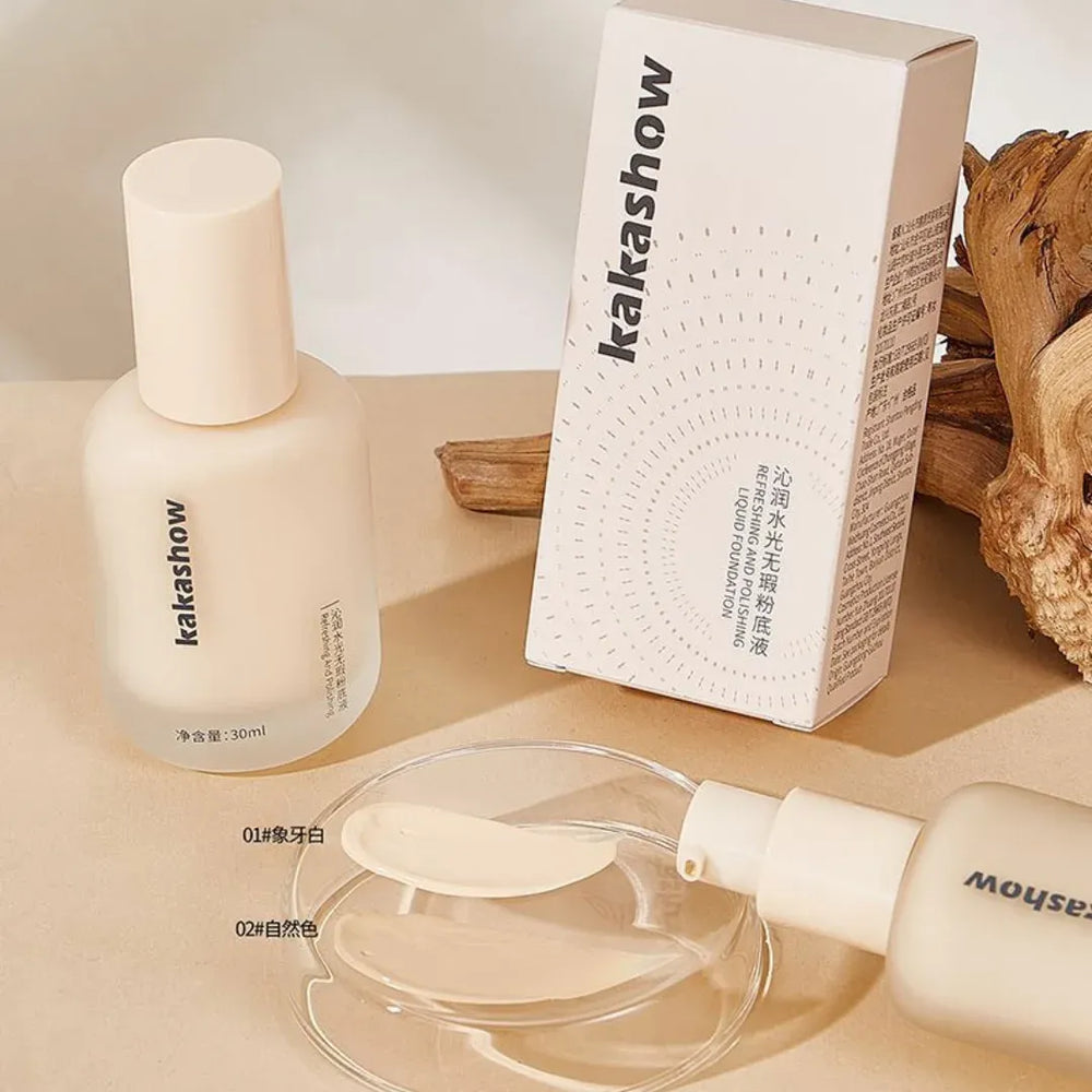 Kakashow Refreshing and Polishing Liquid Foundation-30ml Kakashow