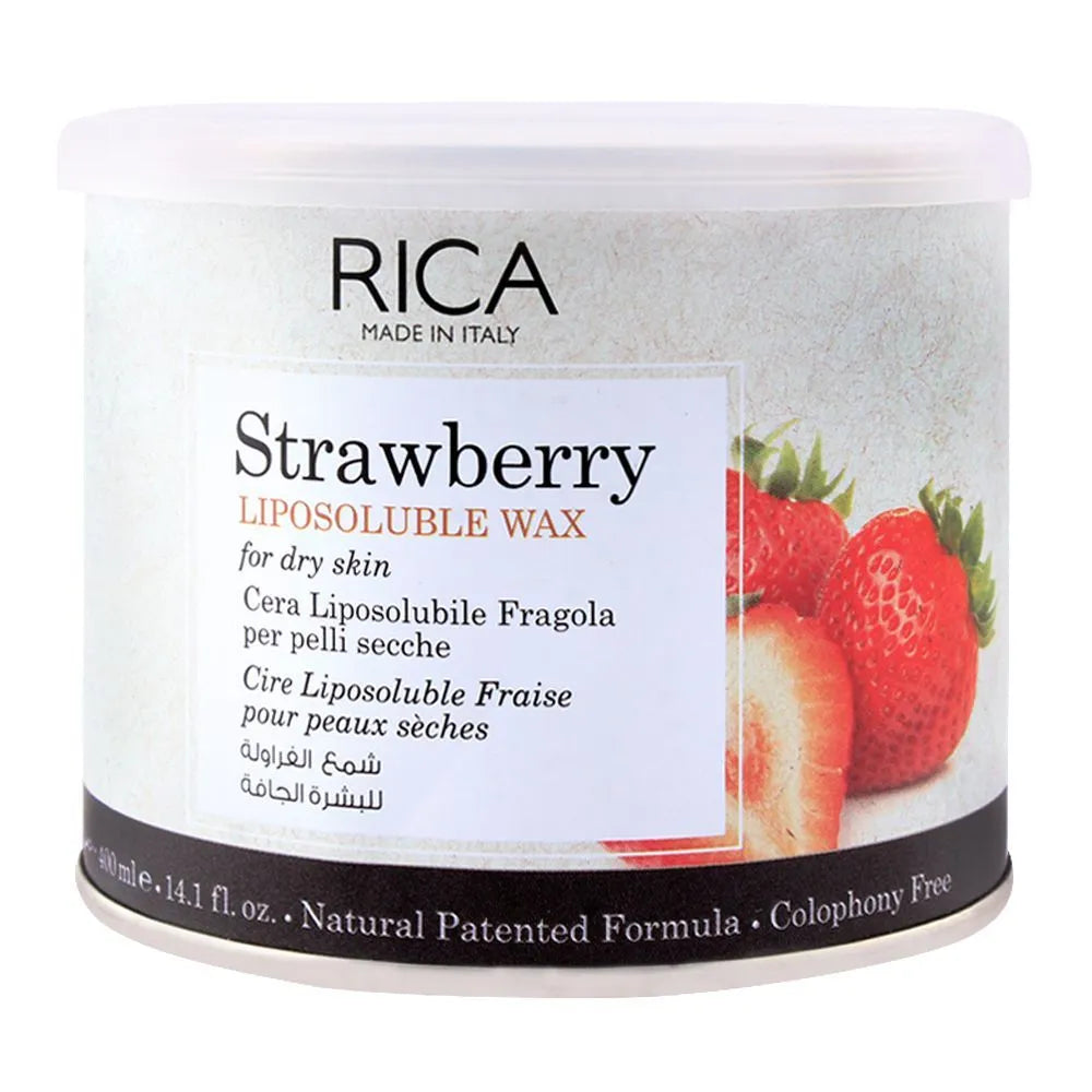 Rica Strawberry Dry Skin Liposoluble Wax Rica
