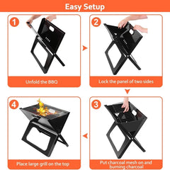 Portable Folding Charcoal BBQ Grill Cosmia.pk