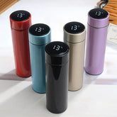 Smart LED Temperature Display Vacuum Insulated Water Bottle-Each Cosmia.pk