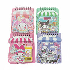 Sanrio Cartoon Mini Spiral Notebooks Sanrio