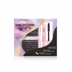Flowering One Second Cluster Lashes Kit Flowering