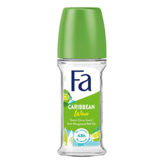 Fa Deodorant Roll On Caribbean Lemon 50ml Fa