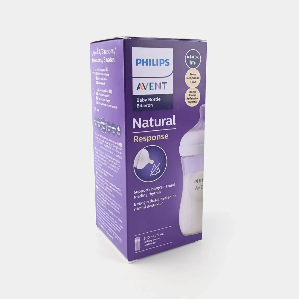 Philips Avent Natural Response Feeding Bottle - 260ml Philips Avent