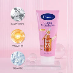 Disaar Gluta Serum Lotion Daytime Brighten Smooth Radiant - 200ml Disaar