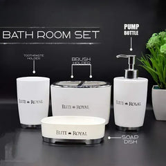 Elite Royal Bathroom Accessory - 4 Piece Set Elite Royal