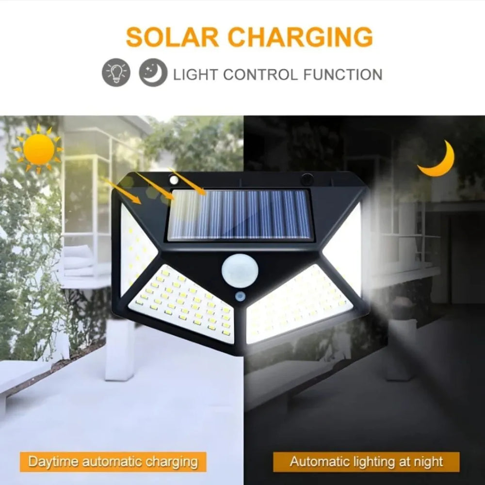 AeroLux High-Brightness Outdoor Solar Security Light Cosmia.pk