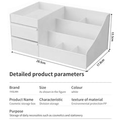 Multi-Functional Makeup Organizer with Storage Drawers Cosmia.pk