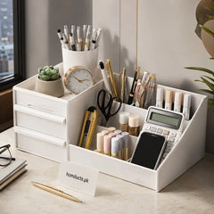 Multi-Functional Makeup Organizer with Storage Drawers Cosmia.pk