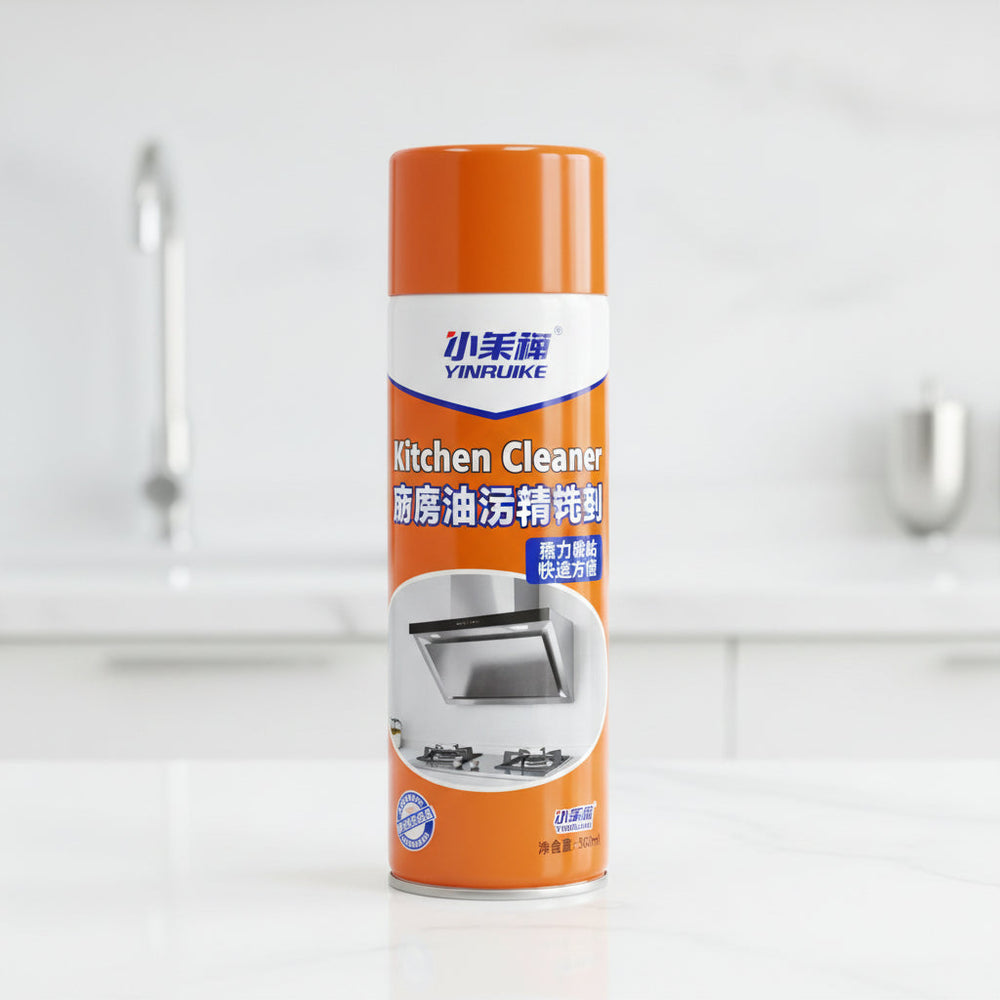 Yinruike Heavy Duty Kitchen Oil and Grease Cleaner Spray -500ml Yinruike