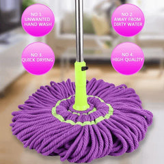 Self-Wringing Twist Mop with Extendable Stainless Steel Handle Cosmia.pk
