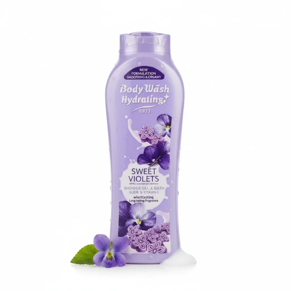 Sweet Violets Hydrating Body Wash with Whitening Formula 1903