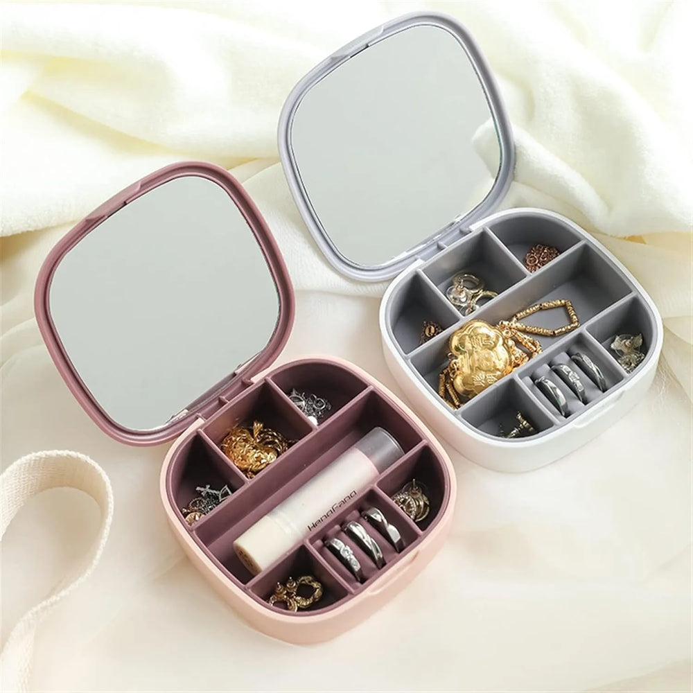 Portable Jewellery Box with Mirror Cosmia.pk