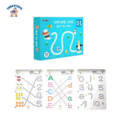 Kidmocy Stroke Line Dot to Dot Stage 01 Tracing Educational Kit -64 Cosmia.pk