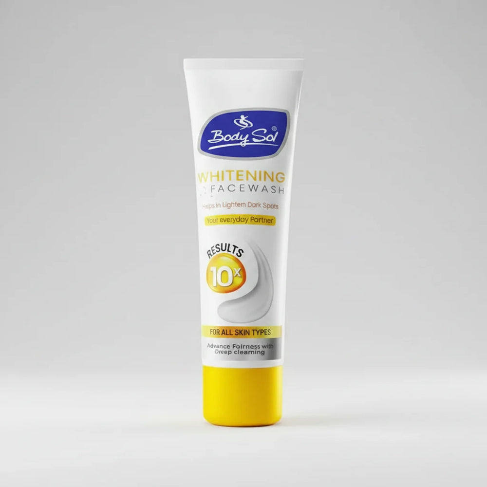 Body Sol Advanced Whitening Facewash - 100ml Body Sol