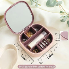 Portable Jewellery Box with Mirror Cosmia.pk