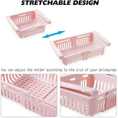 Adjustable Stretchable Refrigerator Organizer Drawer -Each Cosmia.pk