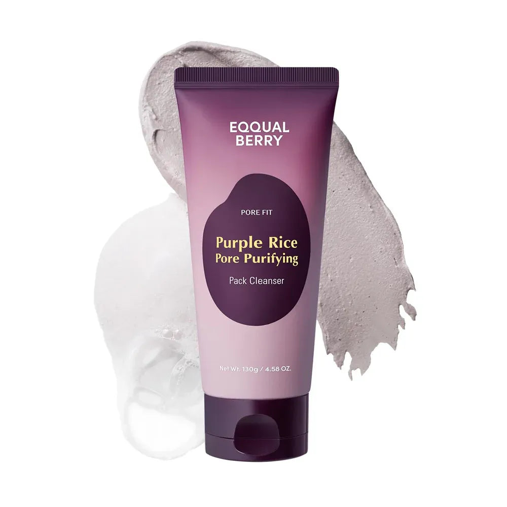 EQQUALBERRY Purple Rice Pore Purifying Pack Cleanser-130g EQQUALBERRY