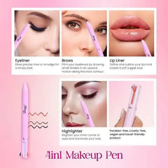 4 In 1 Makeup Pen - Eye Liner Brow, Lip Liner, Highlighter Katelia Beauty